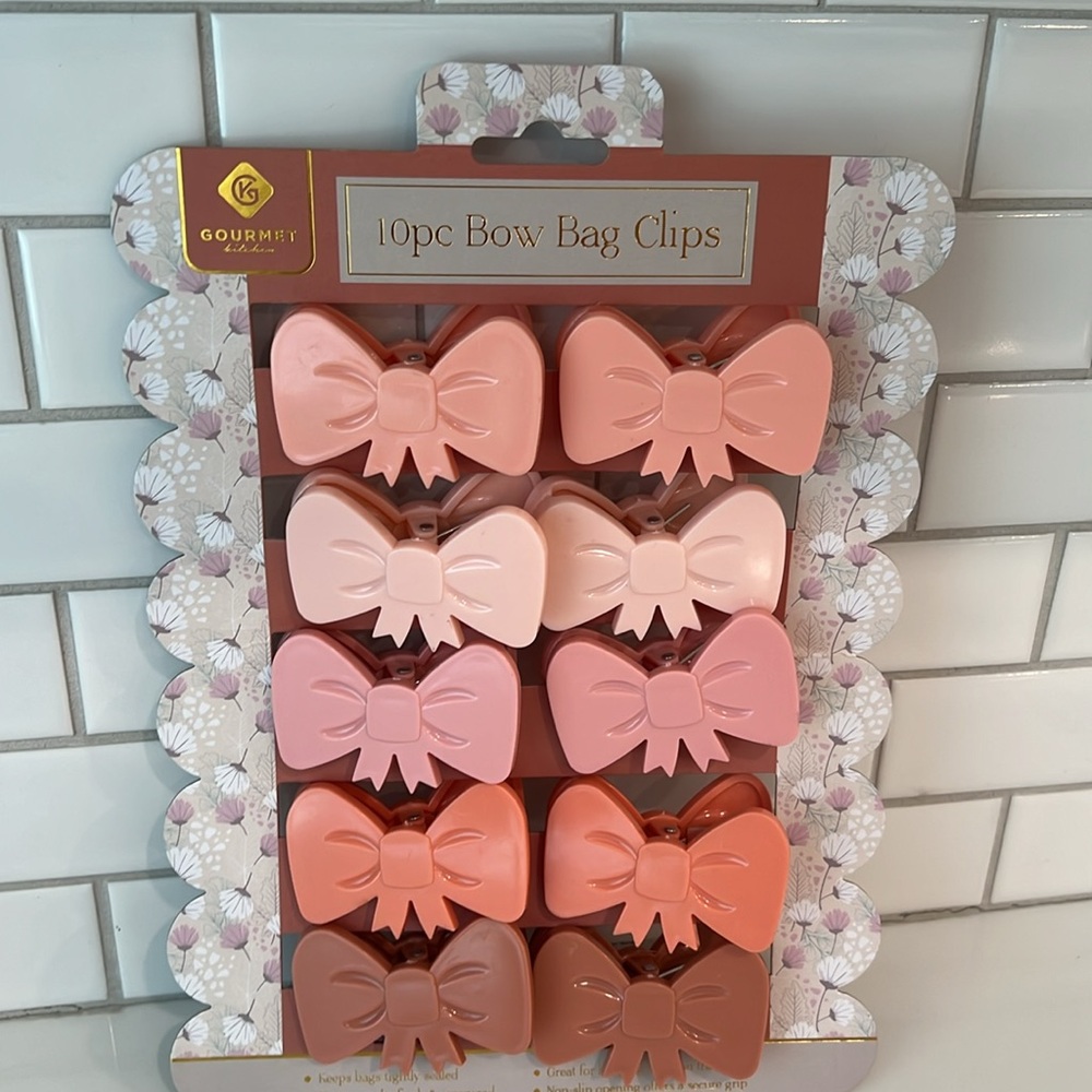 🎀 BOW Bag Clips. - Picture 2 of 9